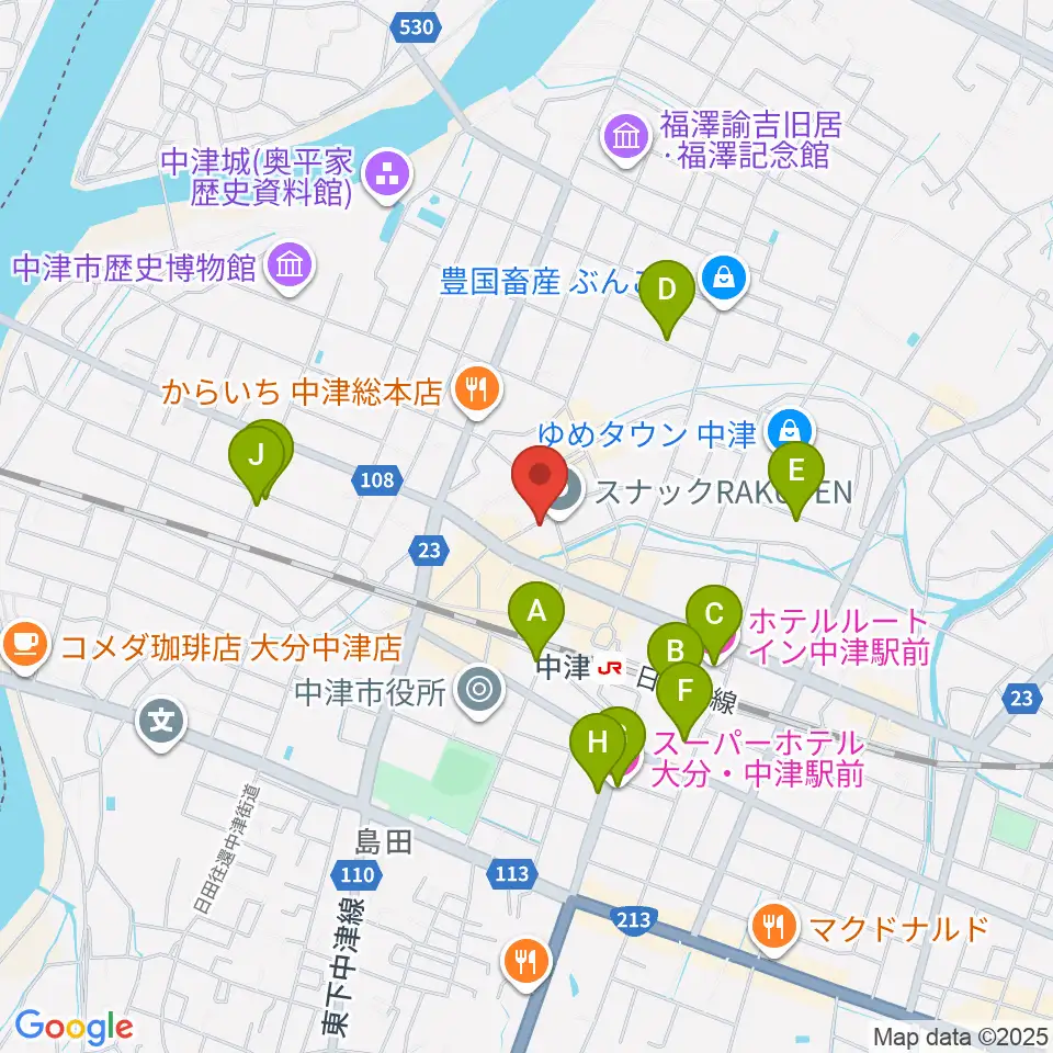 リル・ドリーム周辺のホテル一覧地図