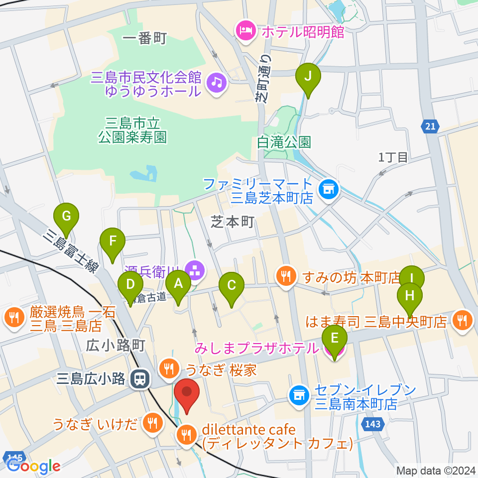 常林寺 白瀧観音堂ホール周辺のホテル一覧地図