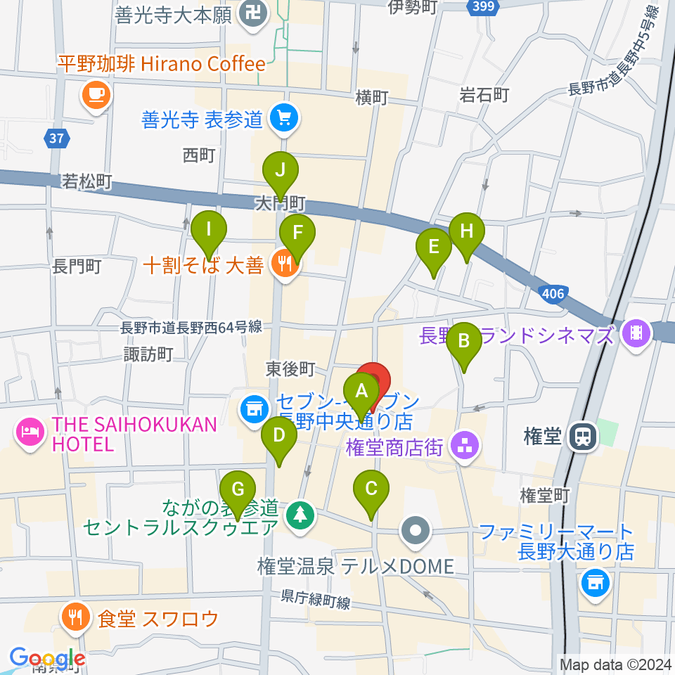 インディア・ザ・ロック周辺のホテル一覧地図