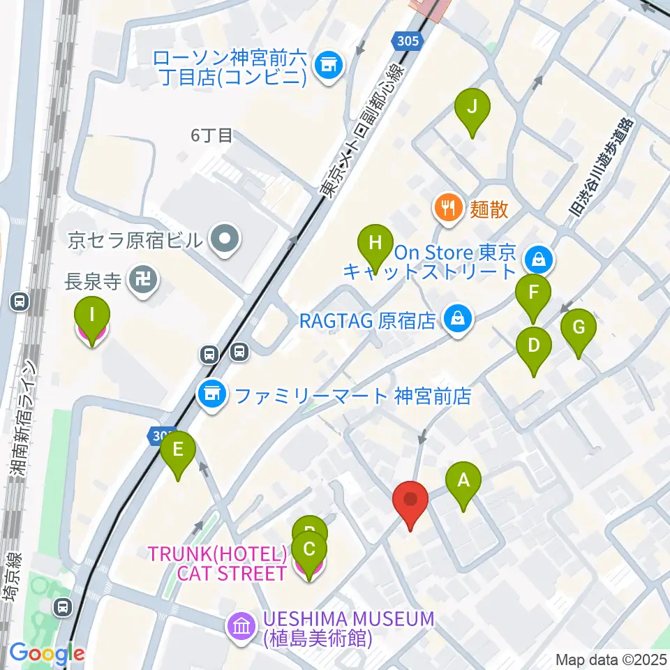 GLOCAL RECORDS周辺のホテル一覧地図