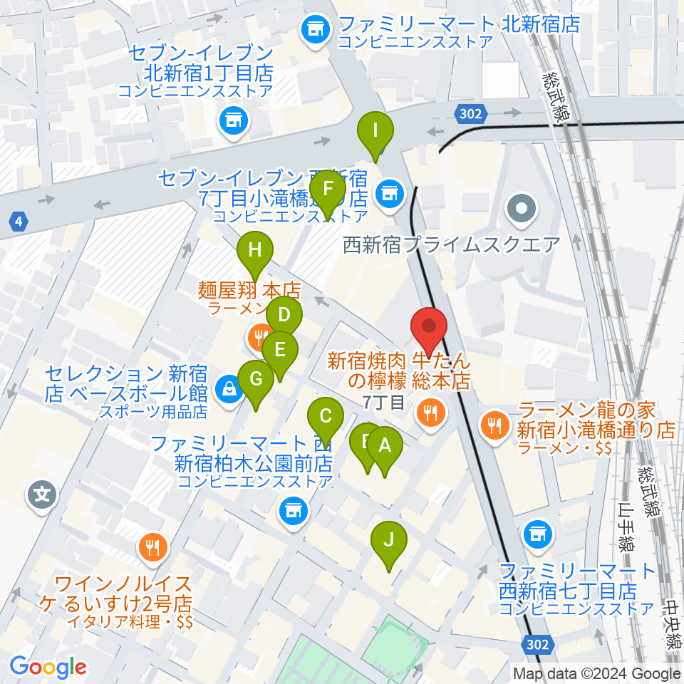 Nat Records周辺のホテル一覧地図