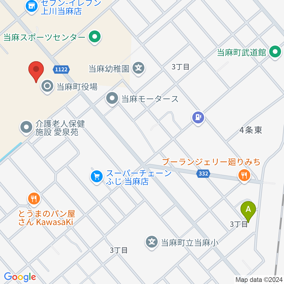 当麻町公民館 まとまーる周辺のホテル一覧地図