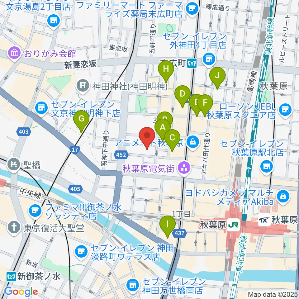 Twin Box周辺のホテル一覧地図