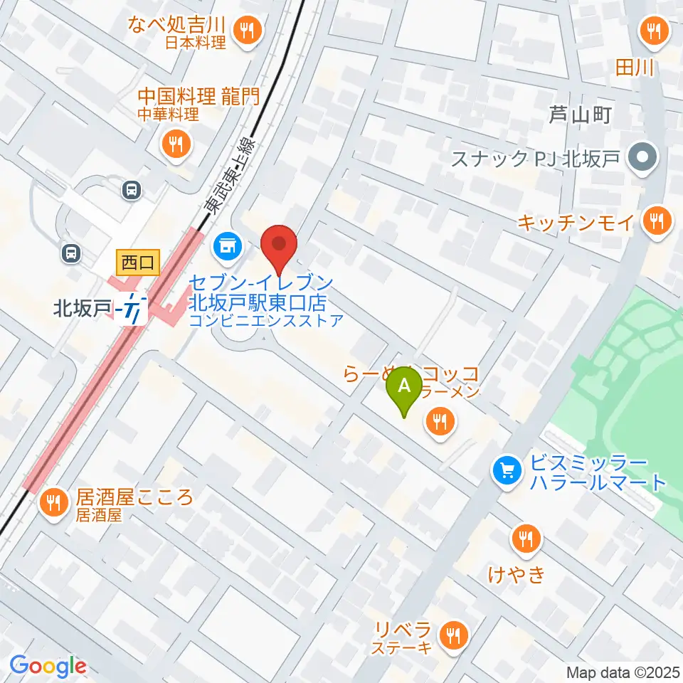 坂戸市文化施設オルモ周辺のホテル一覧地図