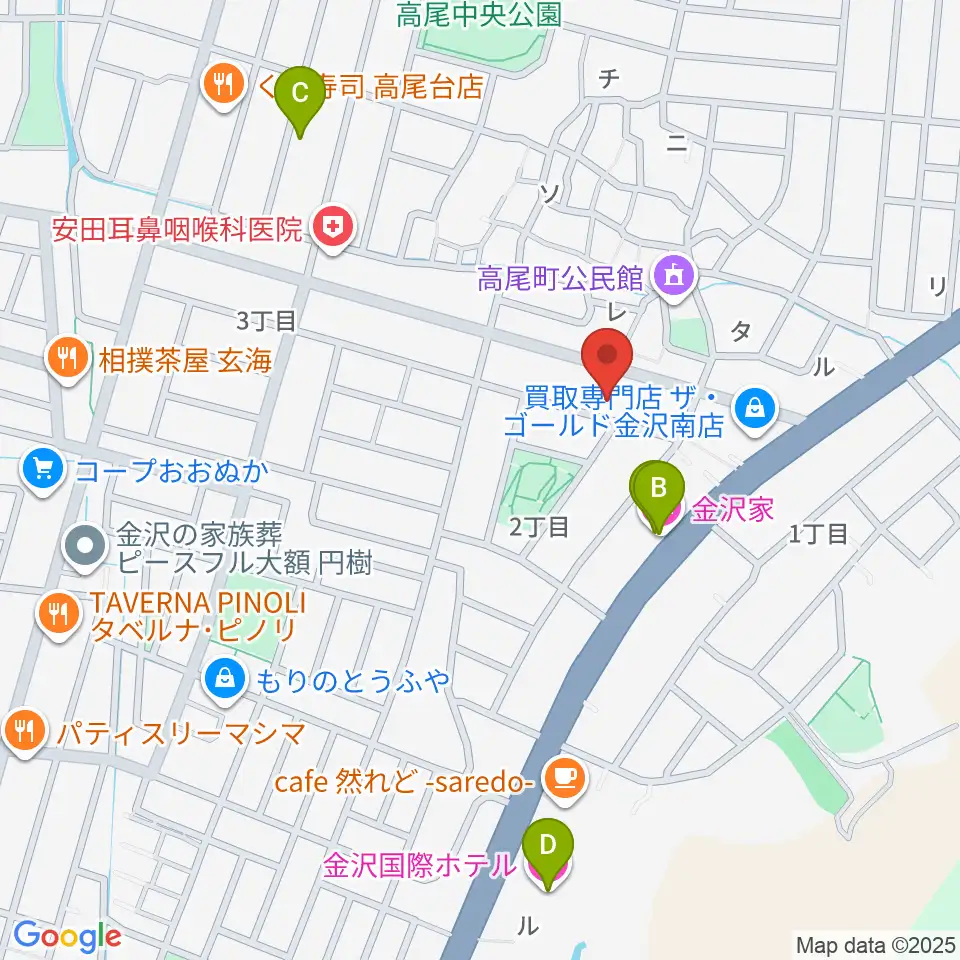 北村 箏・三弦教室周辺のホテル一覧地図