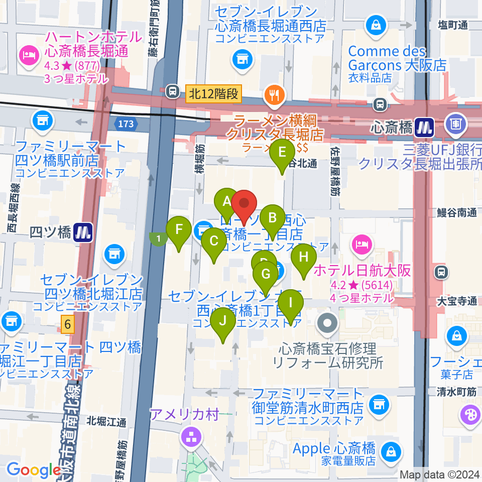 ニュートーン・レコーズ周辺のホテル一覧地図