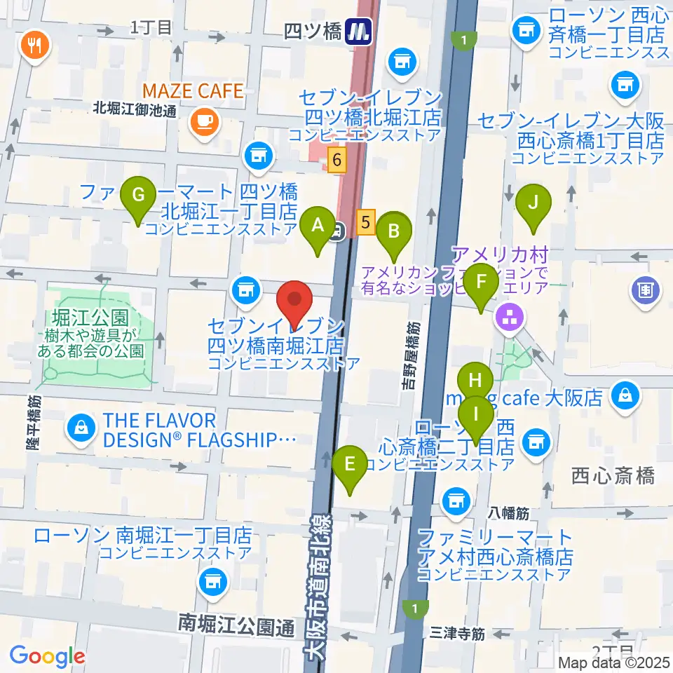 TIME BOMB RECORDS周辺のホテル一覧地図