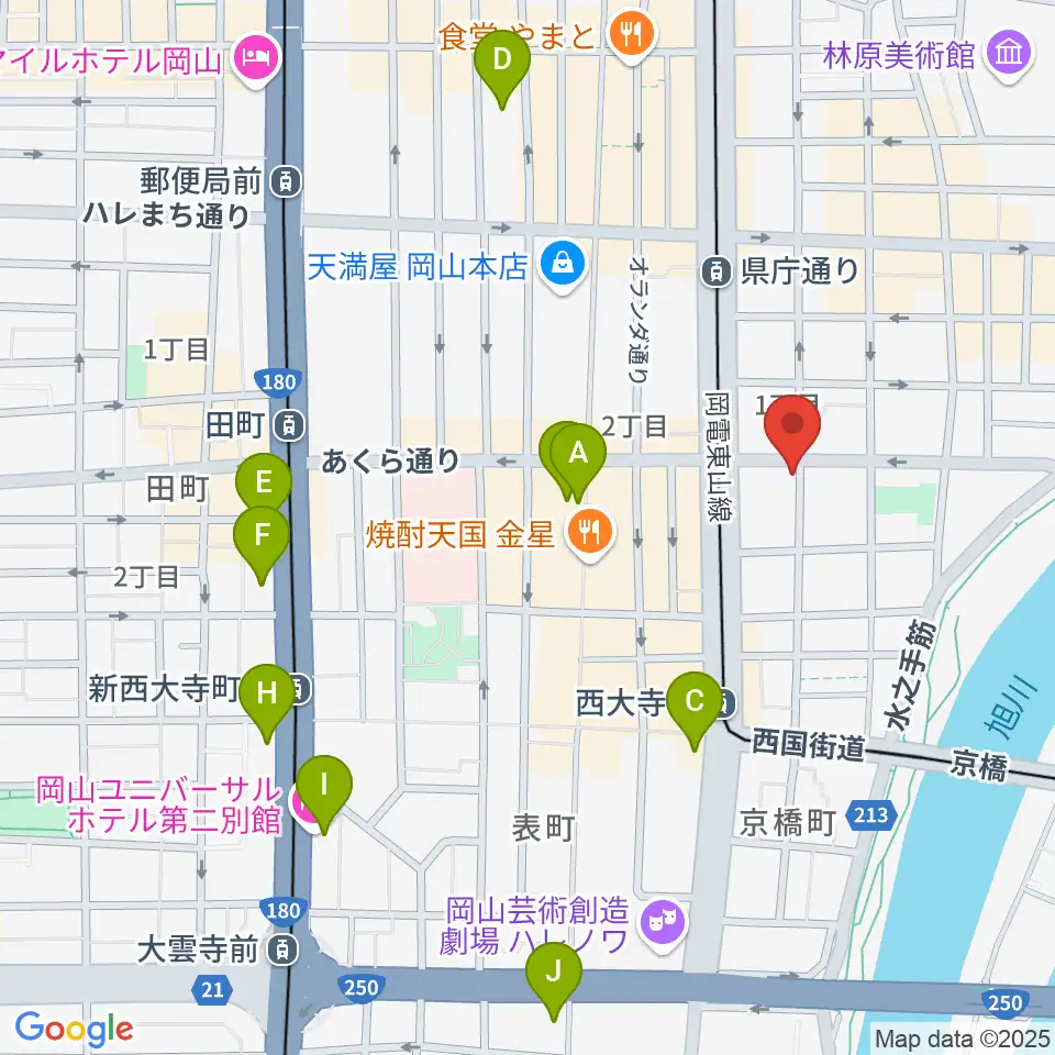 record shop DIG DIG周辺のホテル一覧地図