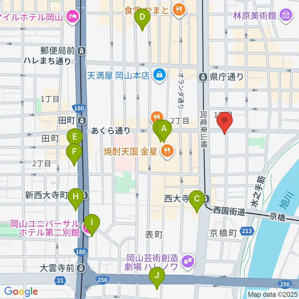 record shop DIG DIG周辺のホテル一覧地図