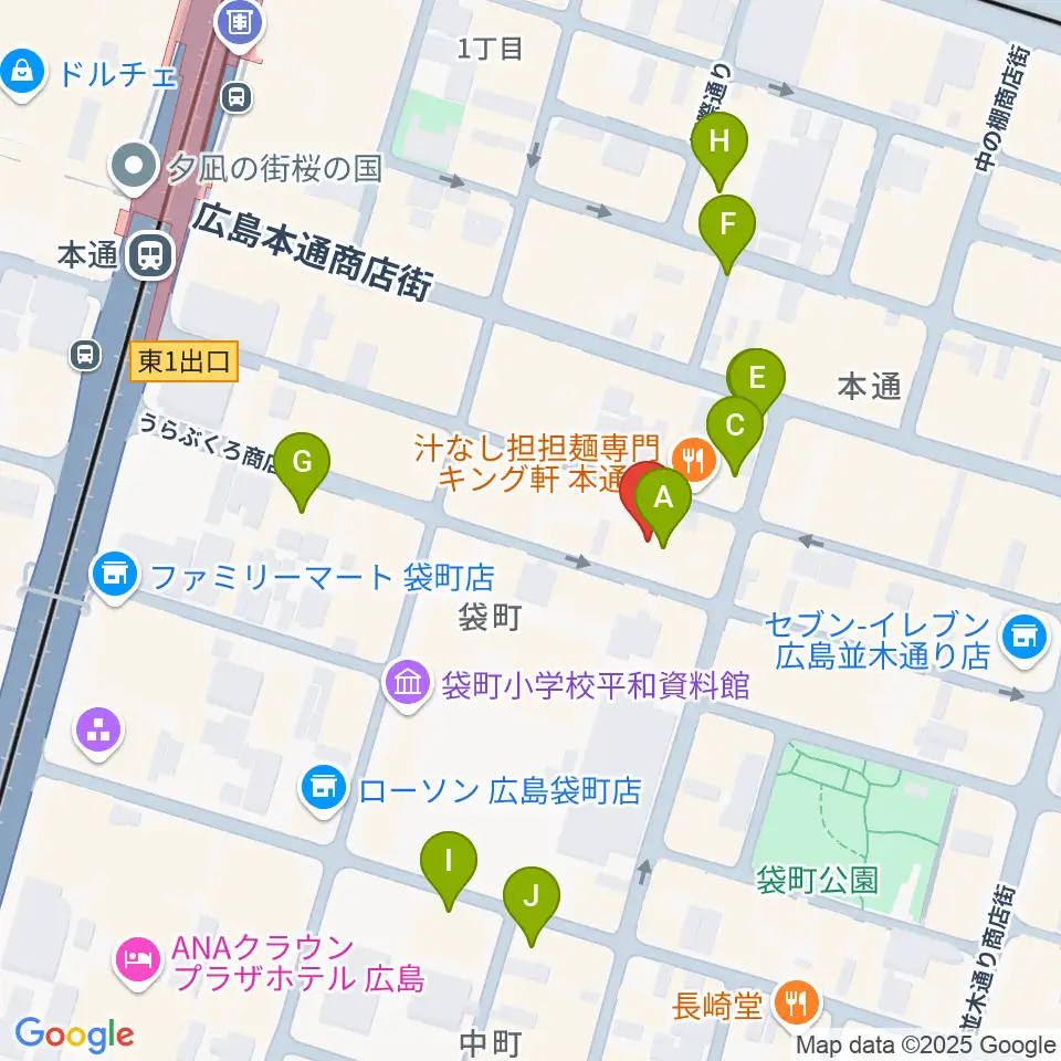 DISK SHOP MISERY周辺のホテル一覧地図