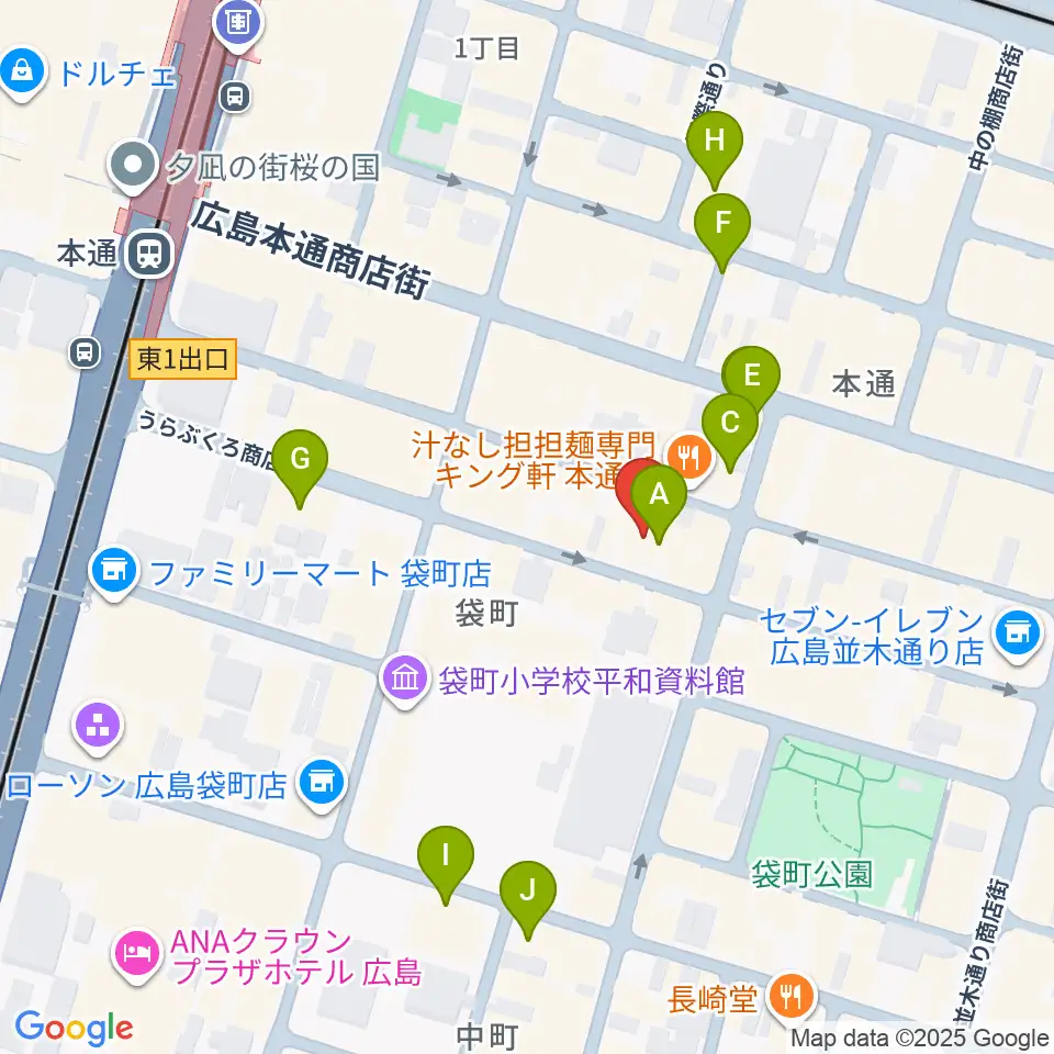 DISK SHOP MISERY周辺のホテル一覧地図