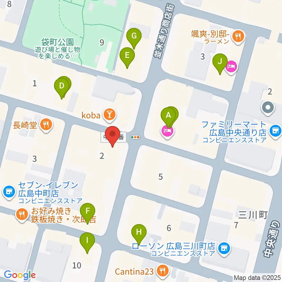 STEREO RECORDS周辺のホテル一覧地図