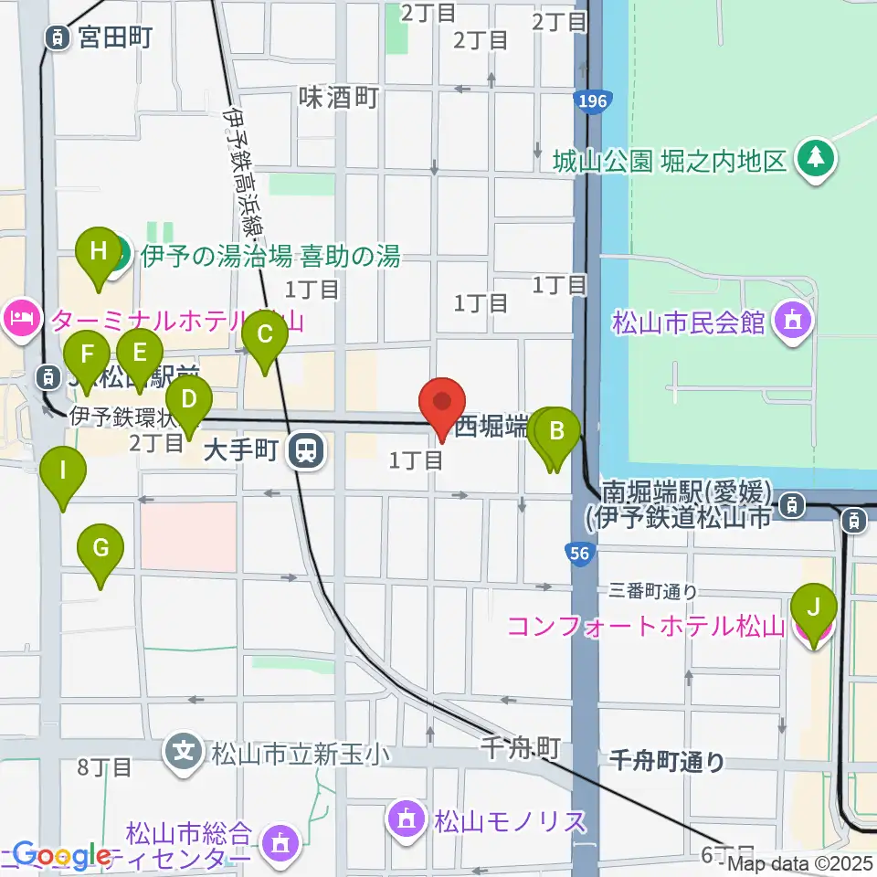 モア・ミュー ジック周辺のホテル一覧地図