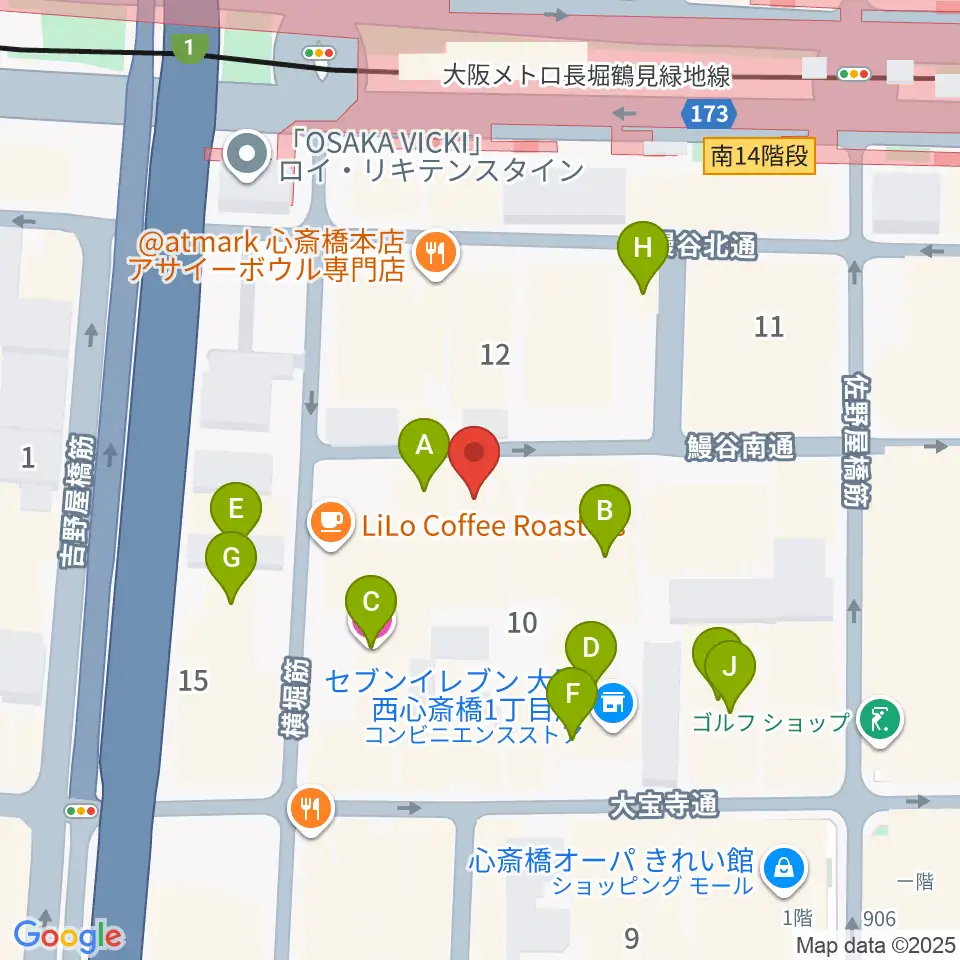 Root Down Records周辺のホテル一覧地図