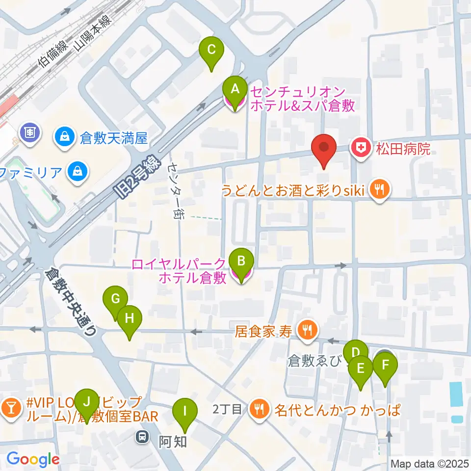 ガーデンオブディライト周辺のホテル一覧地図