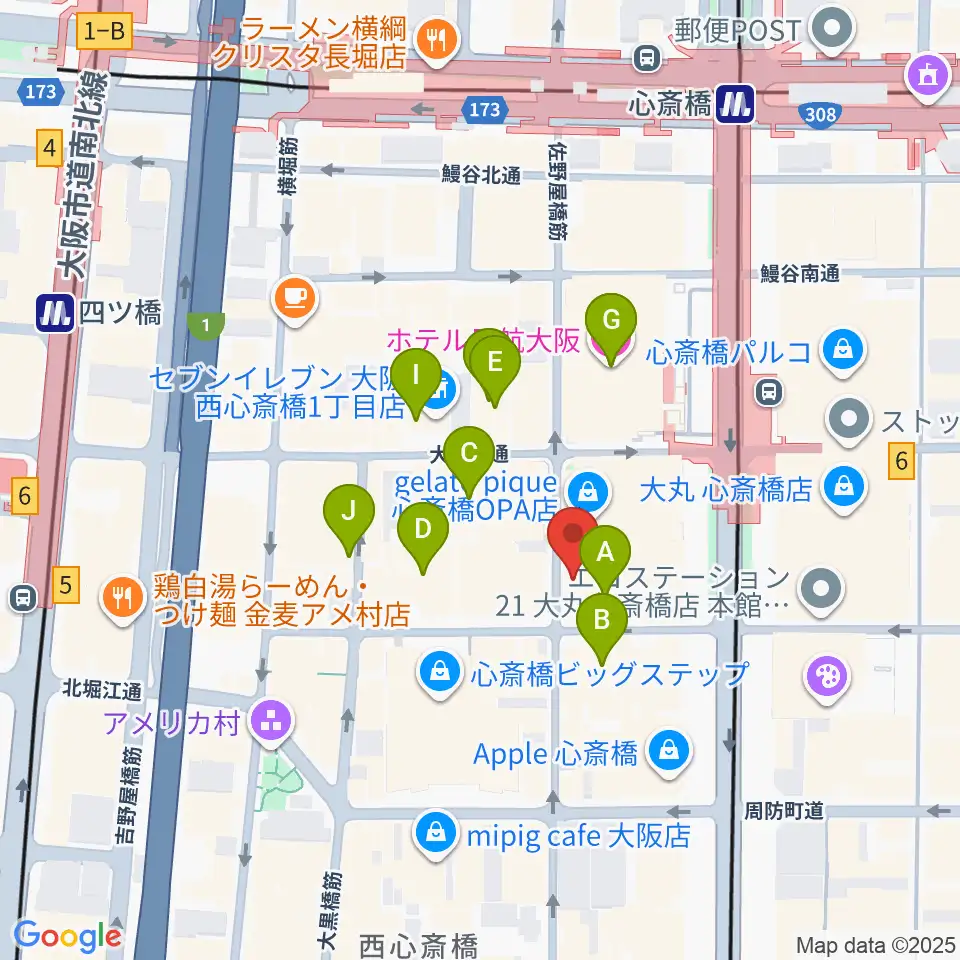 VOXMUSIC周辺のホテル一覧地図