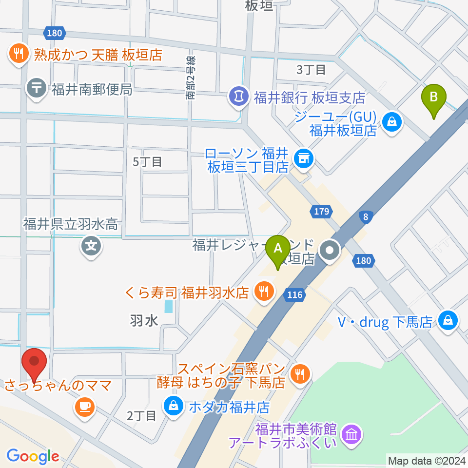 フラミンゴレコーズ周辺のホテル一覧地図