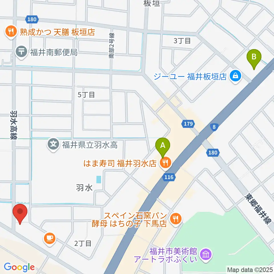 フラミンゴレコーズ周辺のホテル一覧地図