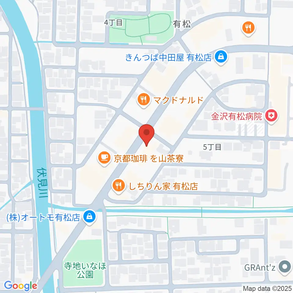 エブリデイ・レコード周辺のホテル一覧地図