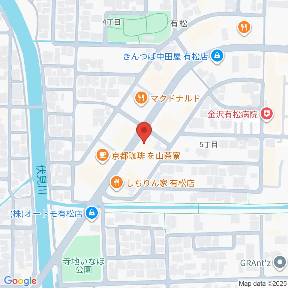 エブリデイ・レコード周辺のホテル一覧地図