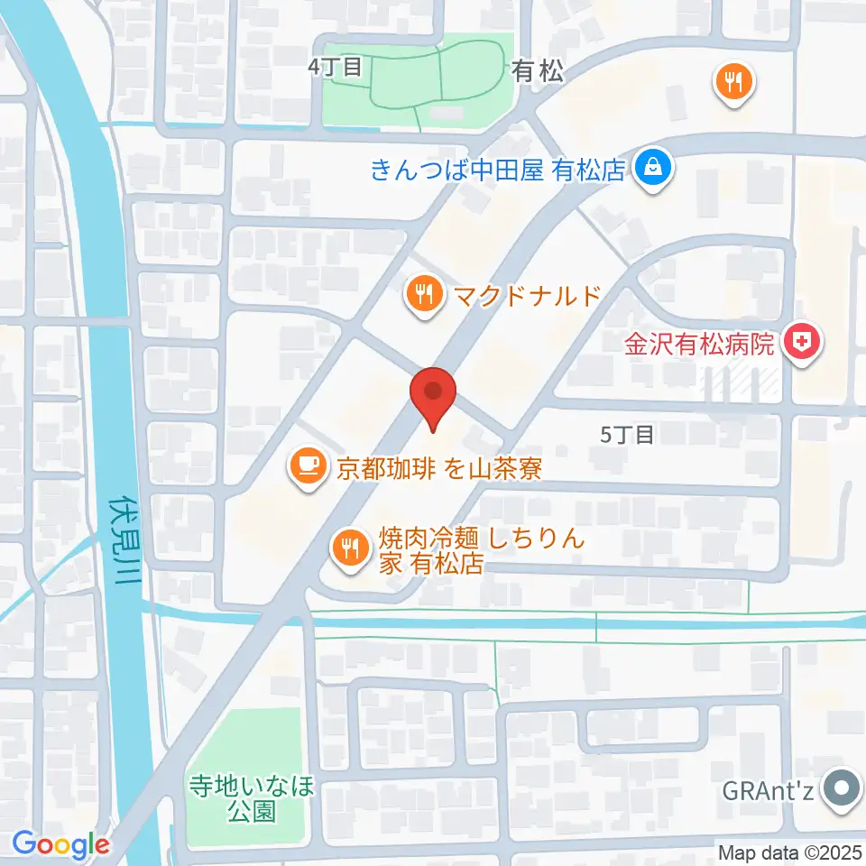 エブリデイ・レコード周辺のホテル一覧地図