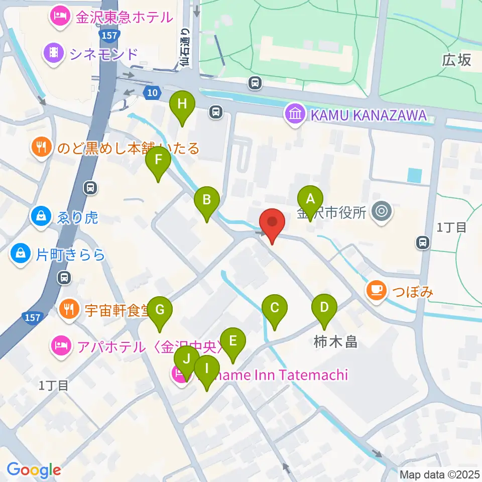 レコード・ビーチパーティ周辺のホテル一覧地図