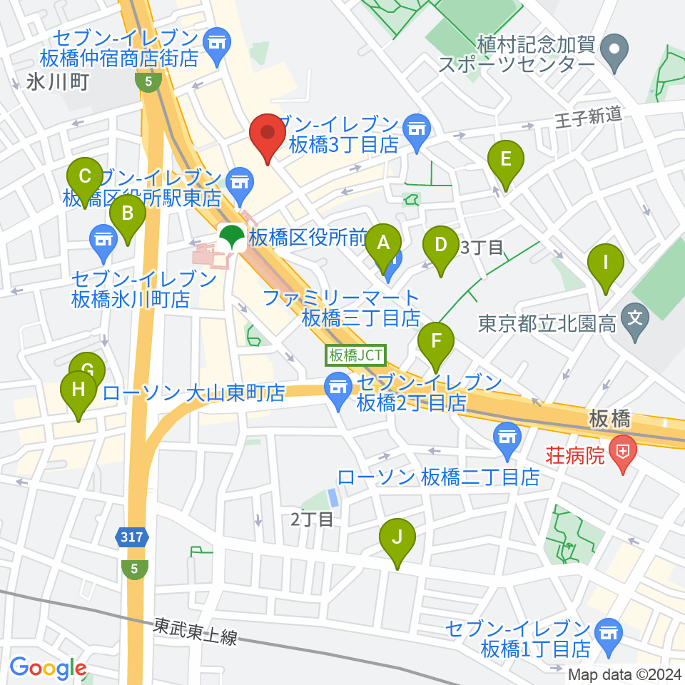 ドリームズカフェ周辺のホテル一覧地図