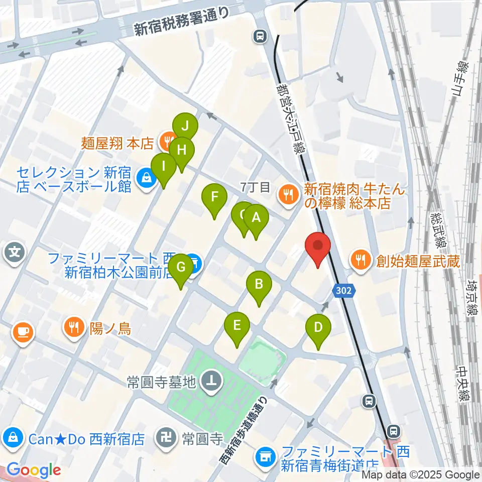 レッドリングレコード周辺のホテル一覧地図