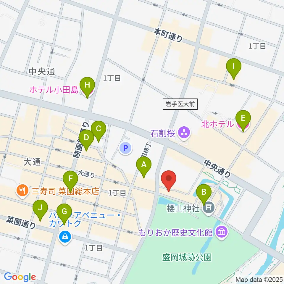 NEAT RECORDS周辺のホテル一覧地図