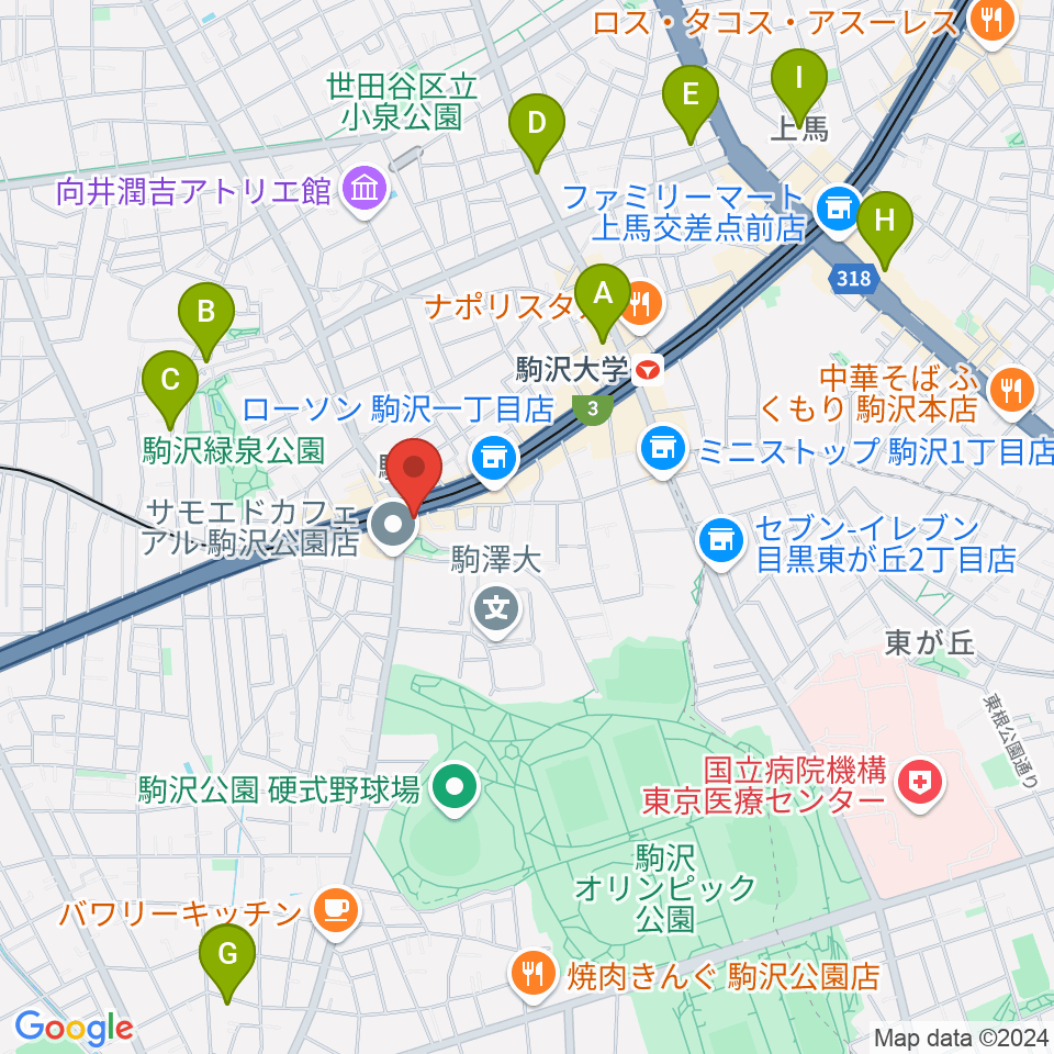 STUDIO ARNEST周辺のホテル一覧地図