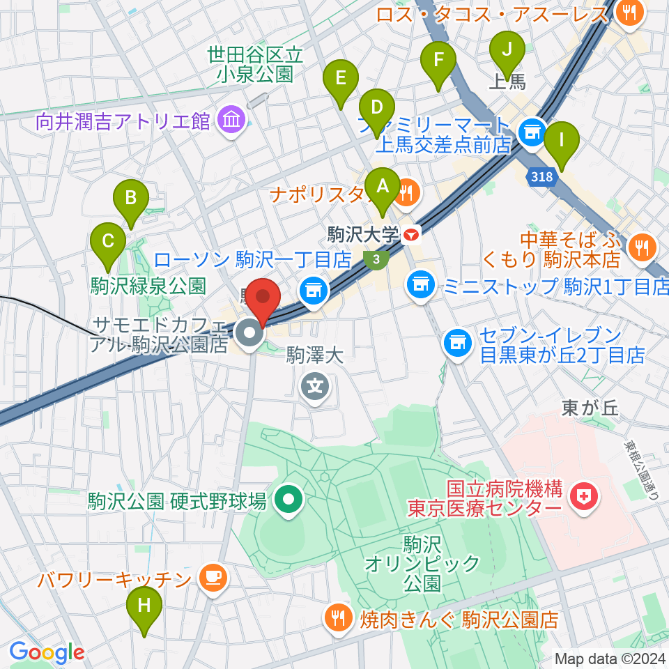 STUDIO ARNEST周辺のホテル一覧地図