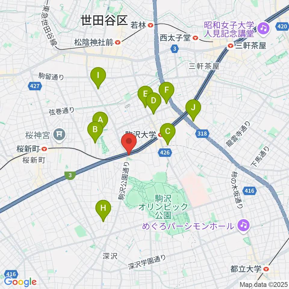STUDIO ARNEST周辺のホテル一覧地図
