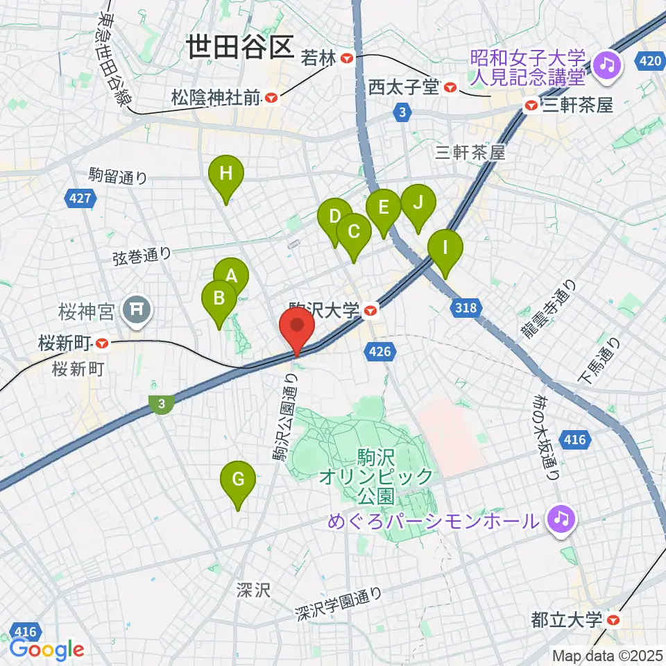 STUDIO ARNEST周辺のホテル一覧地図
