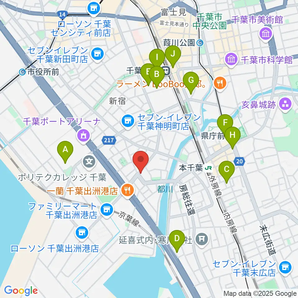 DROPS RECORD周辺のホテル一覧地図
