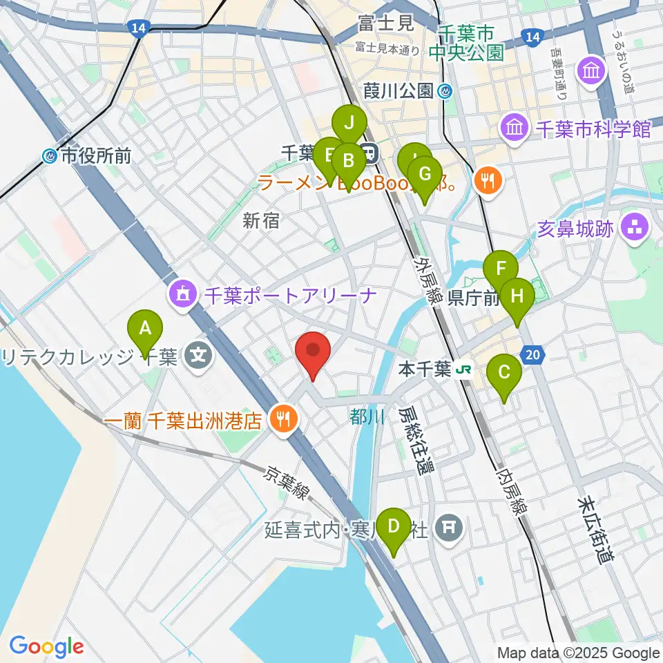 DROPS RECORD周辺のホテル一覧地図