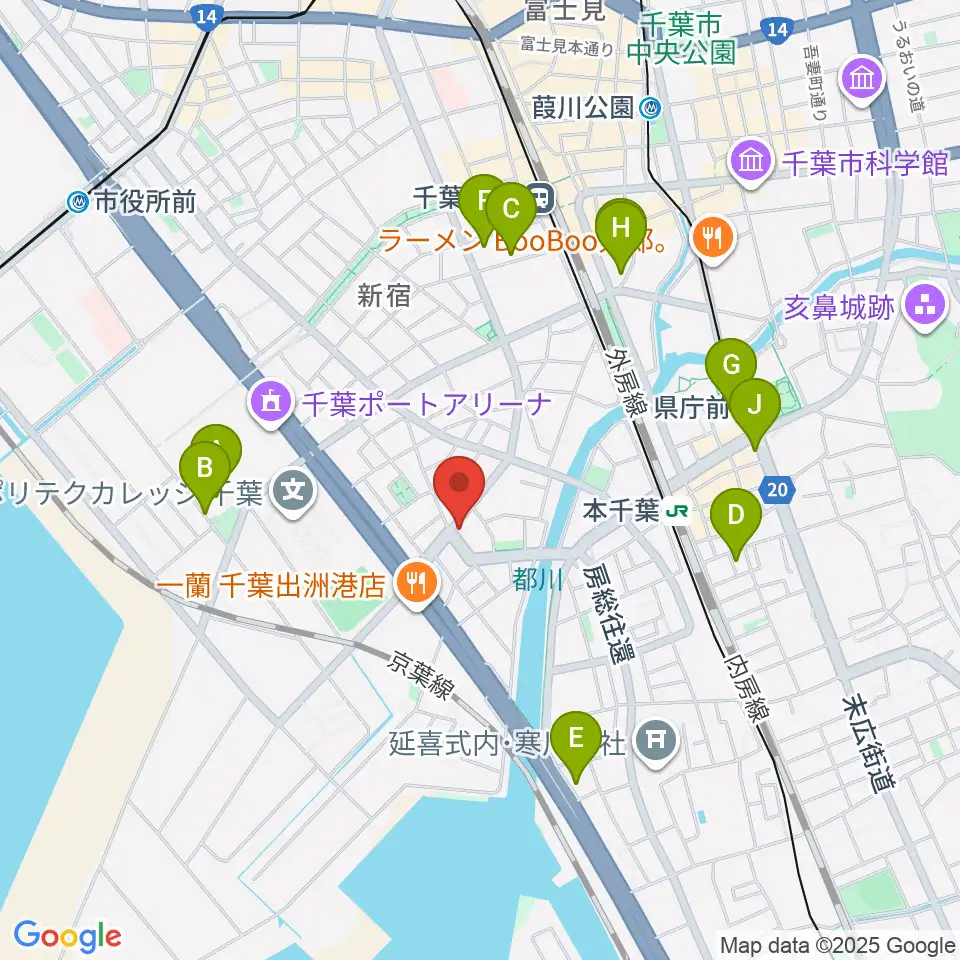 DROPS RECORD周辺のホテル一覧地図