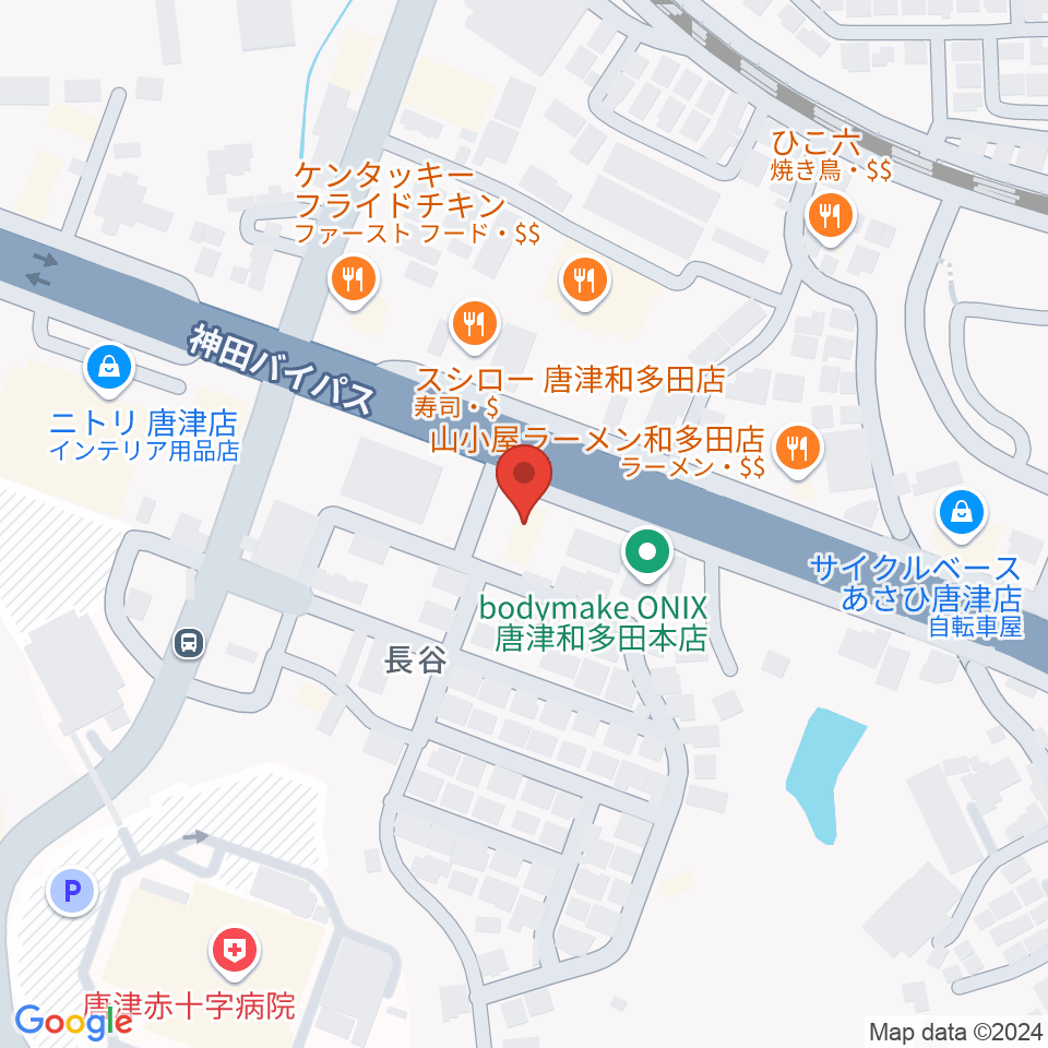 OLENGE周辺のホテル一覧地図