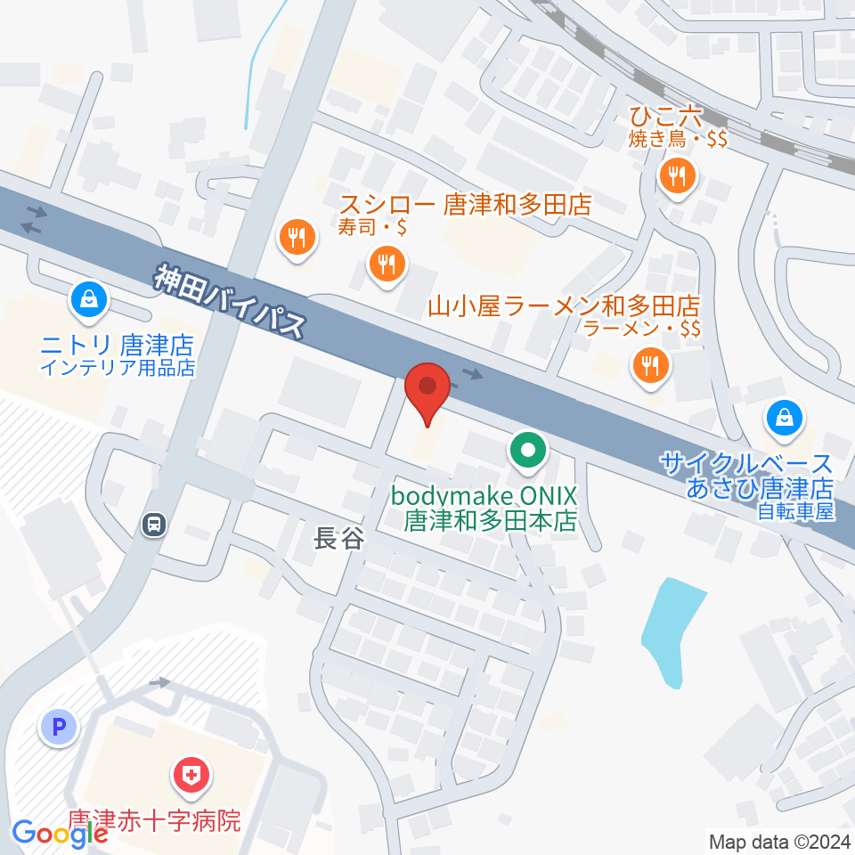 OLENGE周辺のホテル一覧地図