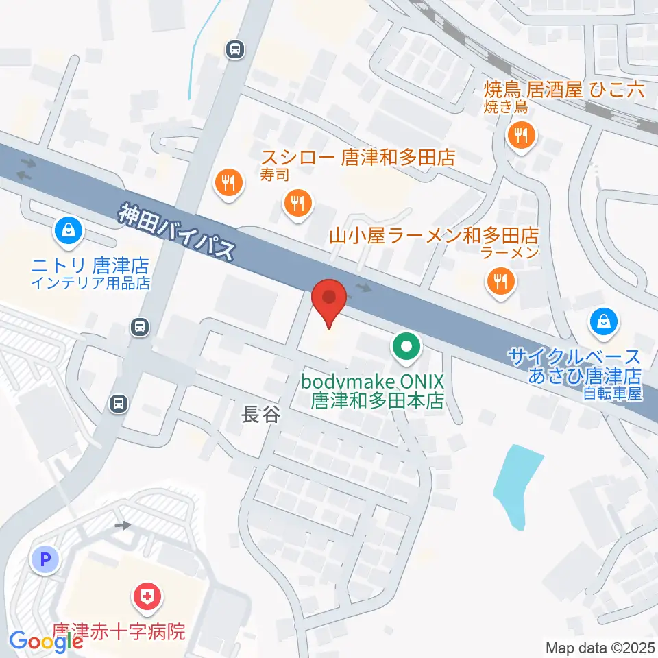 OLENGE周辺のホテル一覧地図