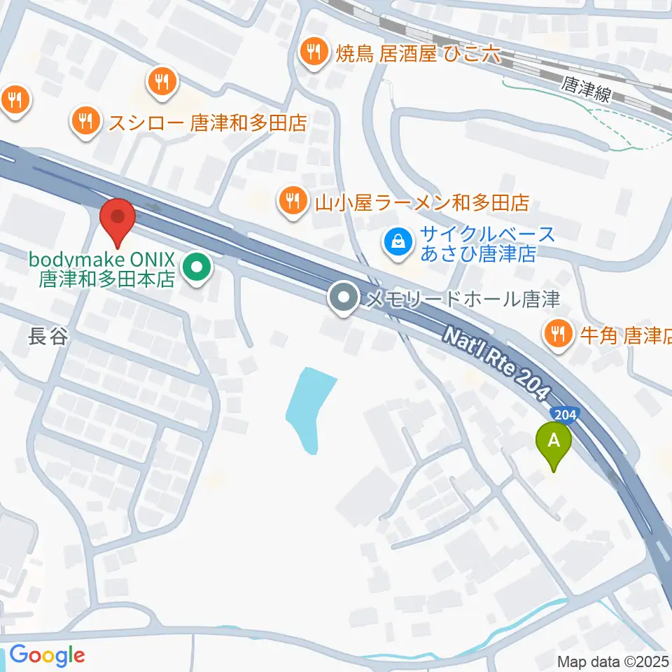 OLENGE周辺のホテル一覧地図