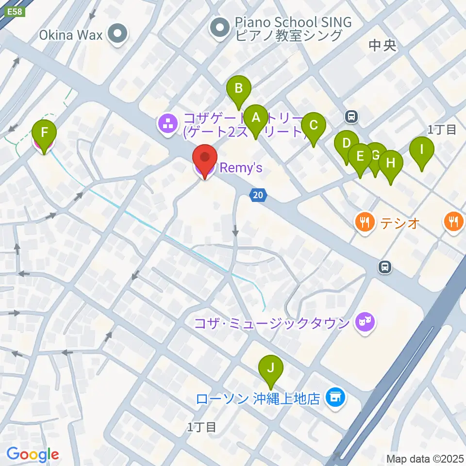 Remy's周辺のホテル一覧地図