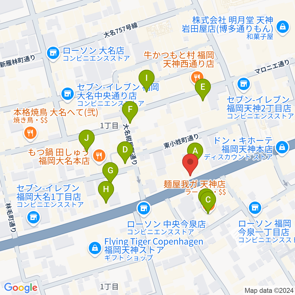 Jazz Club KINGFISH周辺のホテル一覧地図