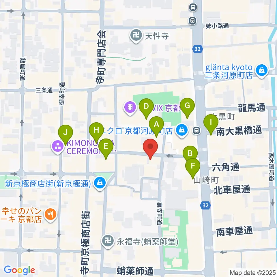 トラドラレコード周辺のホテル一覧地図