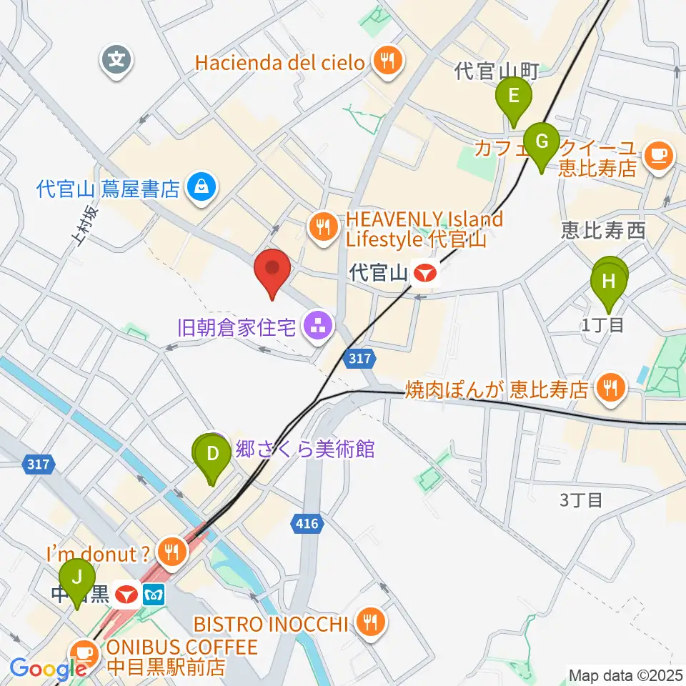 ヒルサイドプラザホール周辺のホテル一覧地図