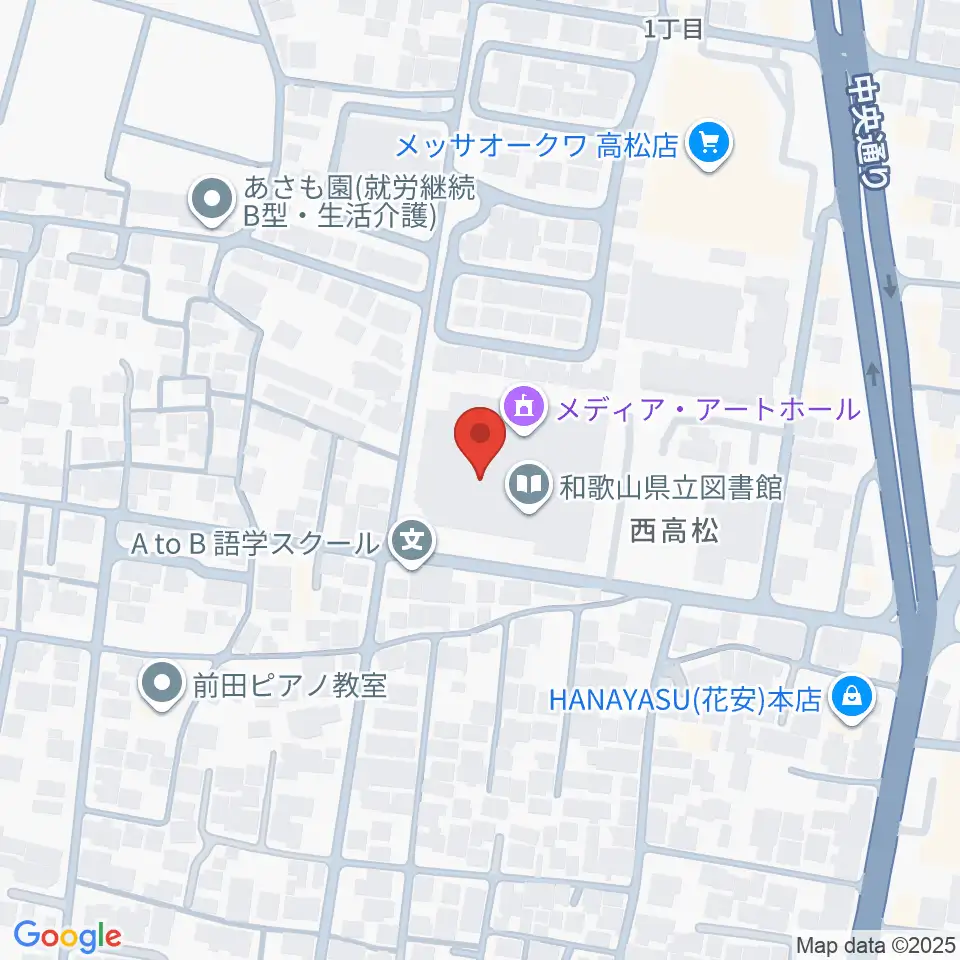 和歌山県立図書館 文化情報センター周辺のホテル一覧地図