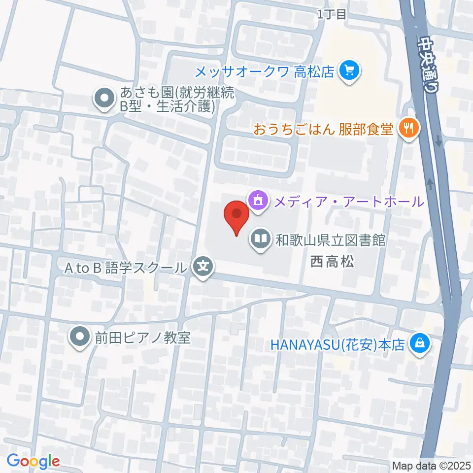 和歌山県立図書館 文化情報センター周辺のホテル一覧地図