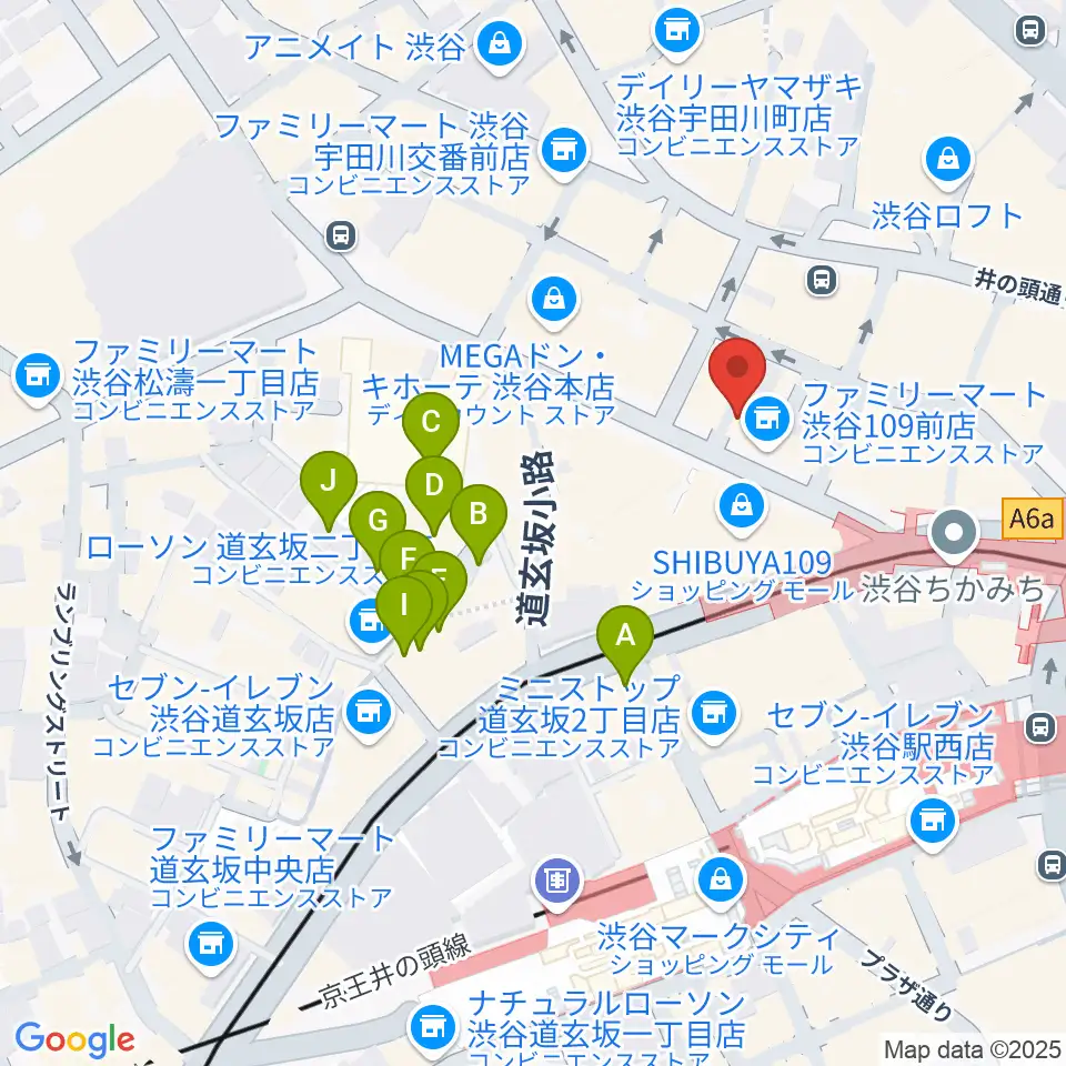 discland JARO周辺のホテル一覧地図