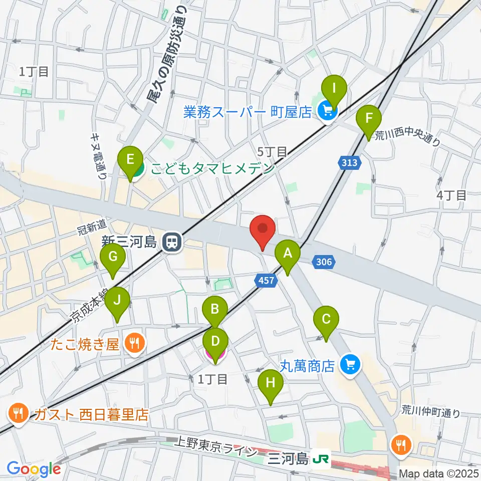 キーノート・シアター周辺のホテル一覧地図