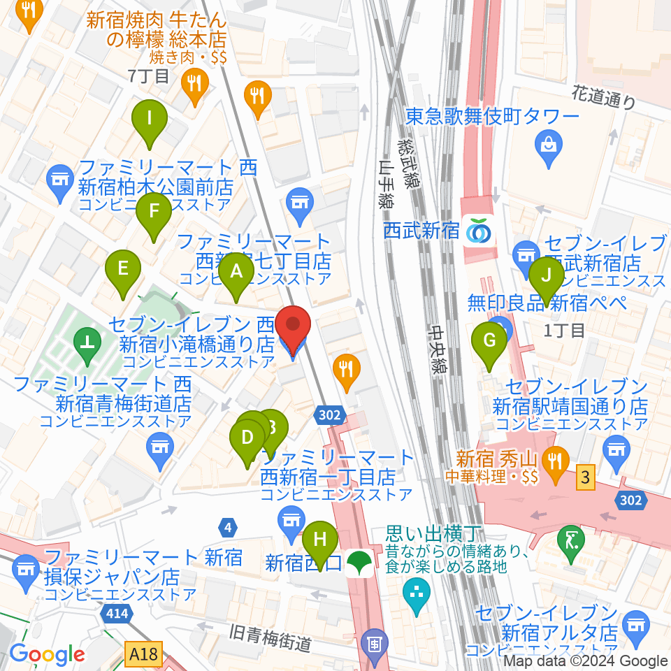 HAL'S JAZZ周辺のホテル一覧地図