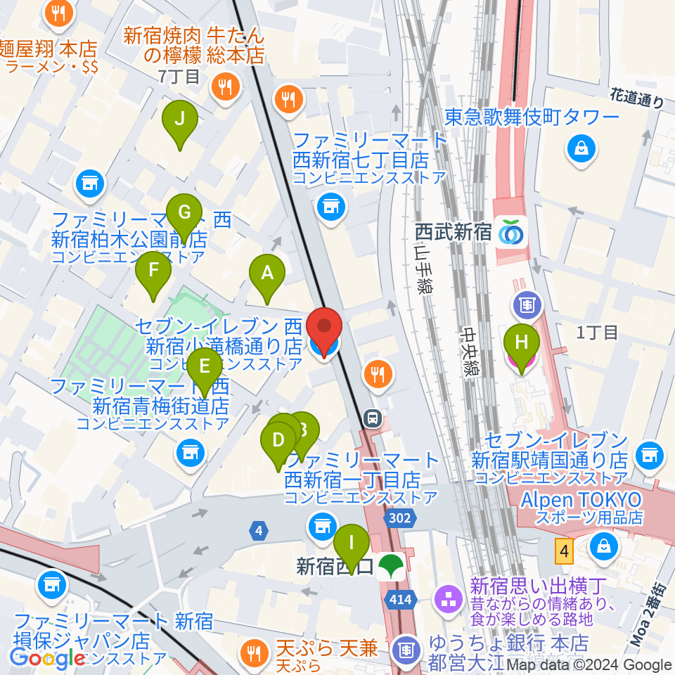 HAL'S JAZZ周辺のホテル一覧地図